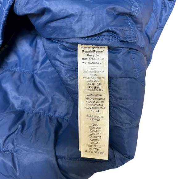 Patagonia NEW Men's Micro Puff Hoody Size Large Clement Blue $329 - Picture 5 of 10